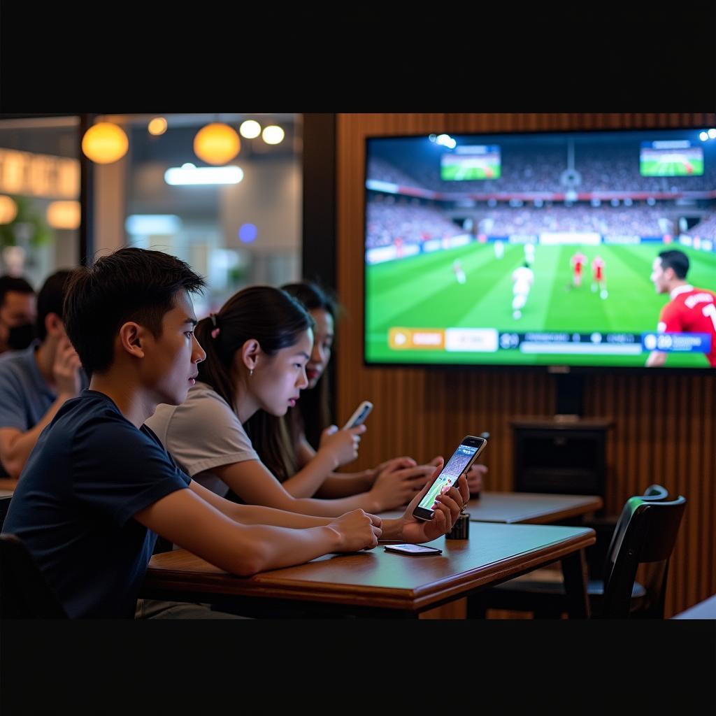 Sức hút của thể thao quốc tế với giới trẻ Việt Nam qua màn hình tivi và thiết bị di động