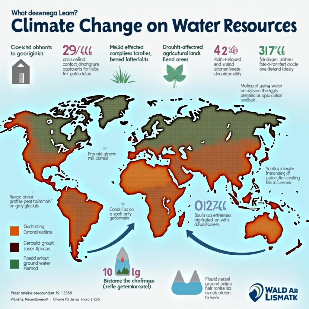 Tác động của biến đổi khí hậu đến tài nguyên nước toàn cầu và các vùng bị ảnh hưởng nghiêm trọng