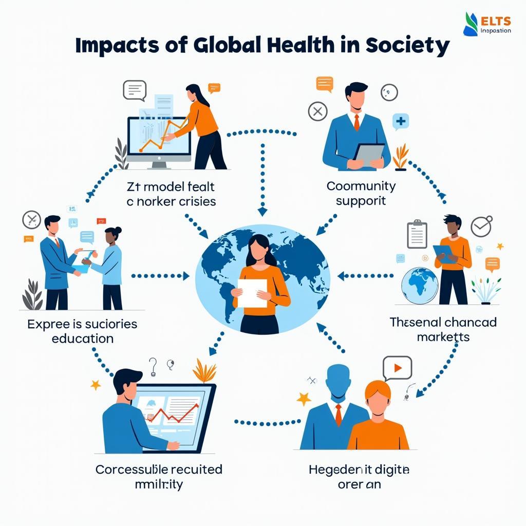 Tác động của khủng hoảng y tế toàn cầu lên xã hội trong bài thi IELTS Writing Task 2