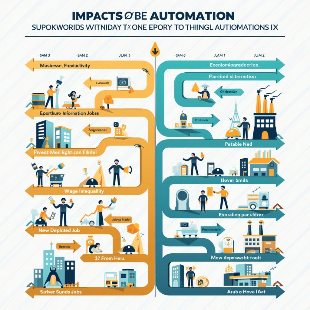 Tác động kinh tế xã hội của tự động hóa đến thị trường lao động và cơ cấu việc làm