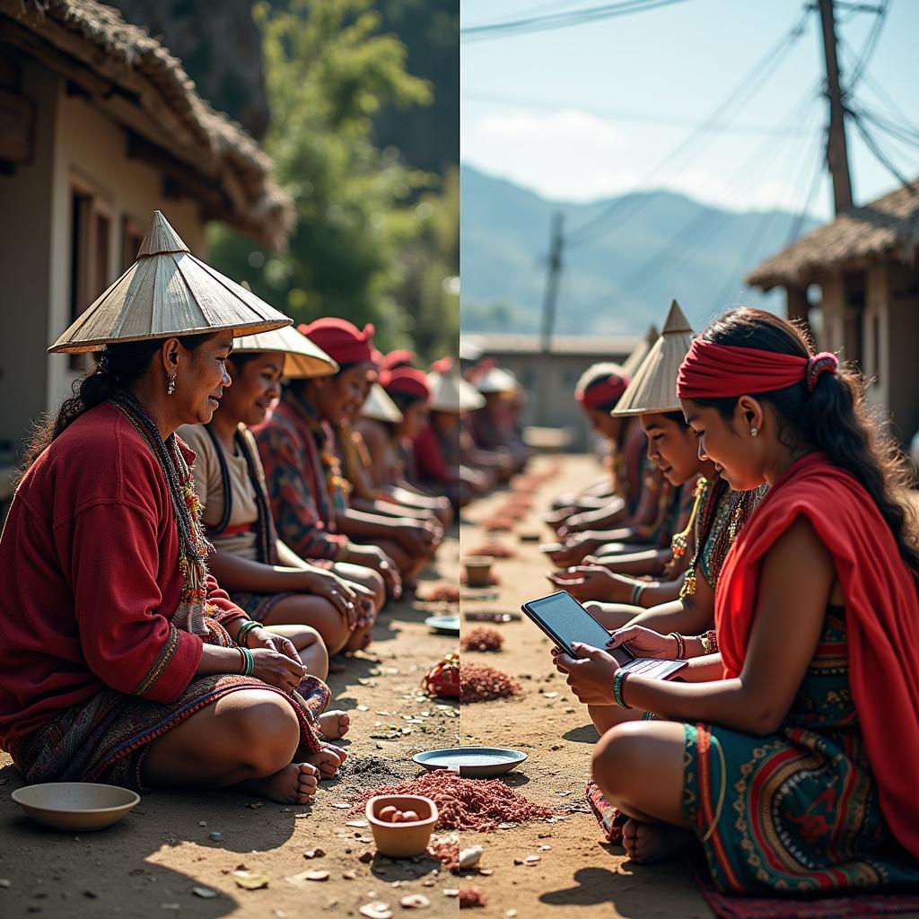 Tác động của thương mại toàn cầu đến văn hóa bản địa và bảo tồn truyền thống