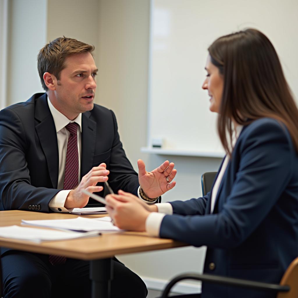 Cuộc thảo luận sâu giữa giám khảo và thí sinh trong IELTS Speaking Part 3 về chủ đề ra quyết định