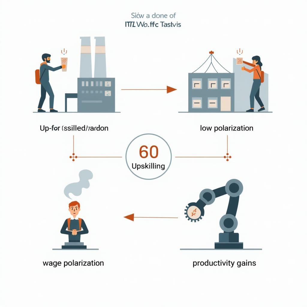 Tác động của tự động hóa đến việc làm phổ thông trong IELTS Writing Task 2