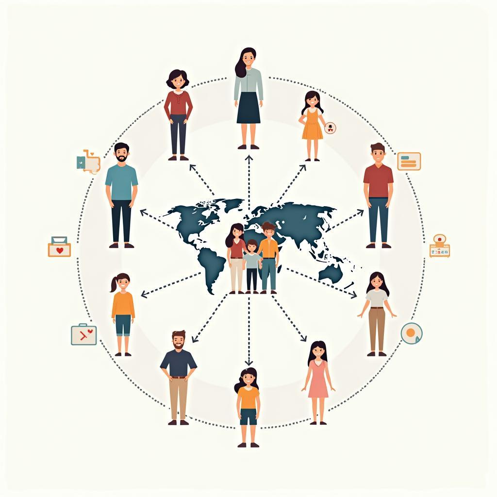 Ảnh minh họa tác động toàn cầu hóa đến giá trị gia đình truyền thống