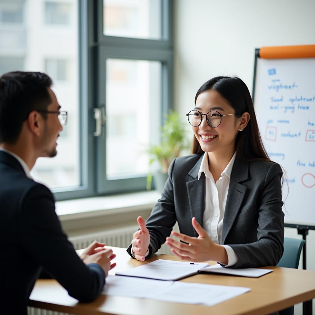 Thí sinh đang trả lời câu hỏi IELTS Speaking Part 1 về chủ đề du lịch và những chuyến đi không như mong đợi