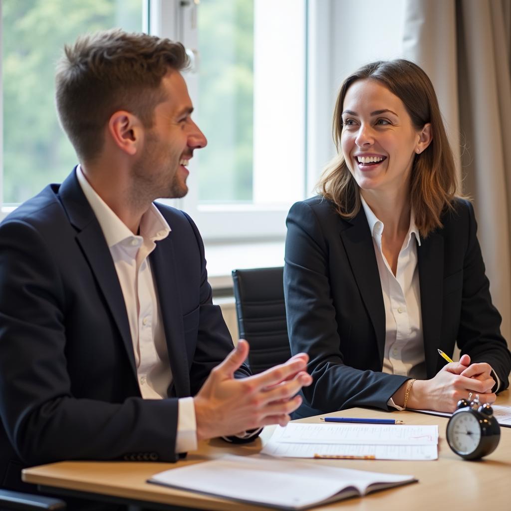 Thí sinh tự tin trình bày bài nói IELTS Speaking Part 2 về một quyết định khó khăn