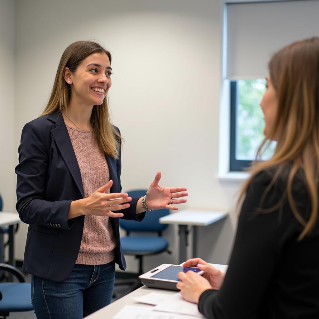 Thí sinh tự tin trình bày bài nói IELTS Speaking Part 2 về món ăn truyền thống Việt Nam