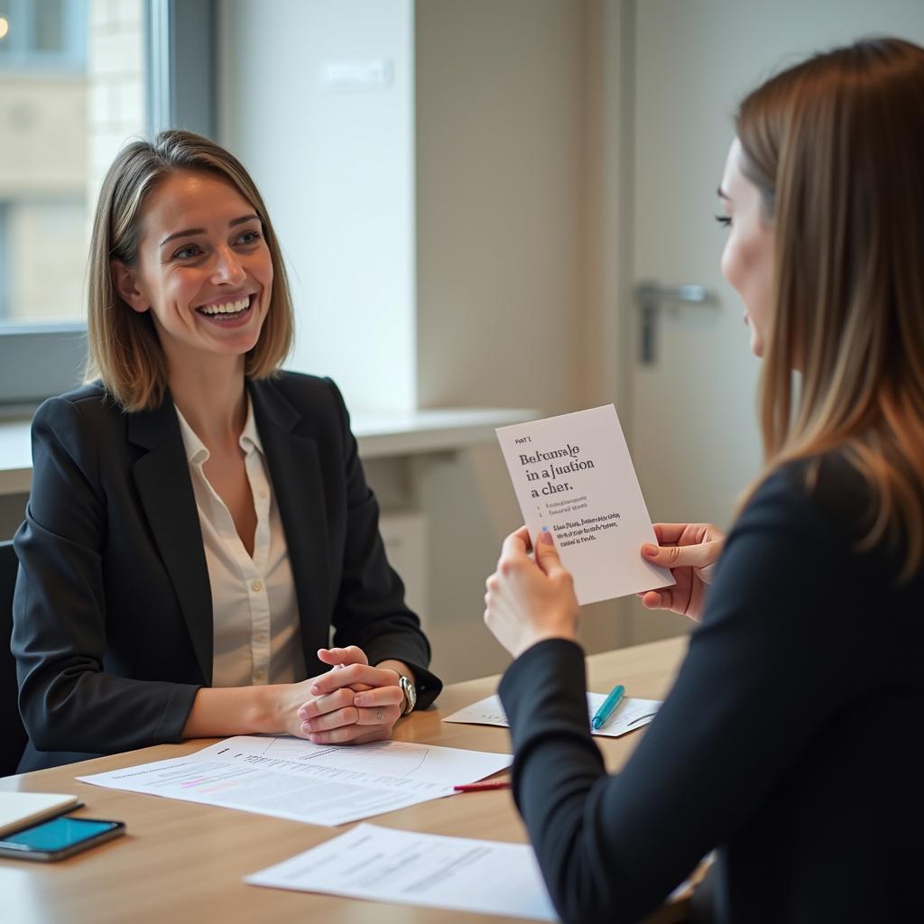 Thí sinh tự tin trình bày bài Speaking Part 2 về chủ đề thích nghi với thay đổi trong cuộc sống