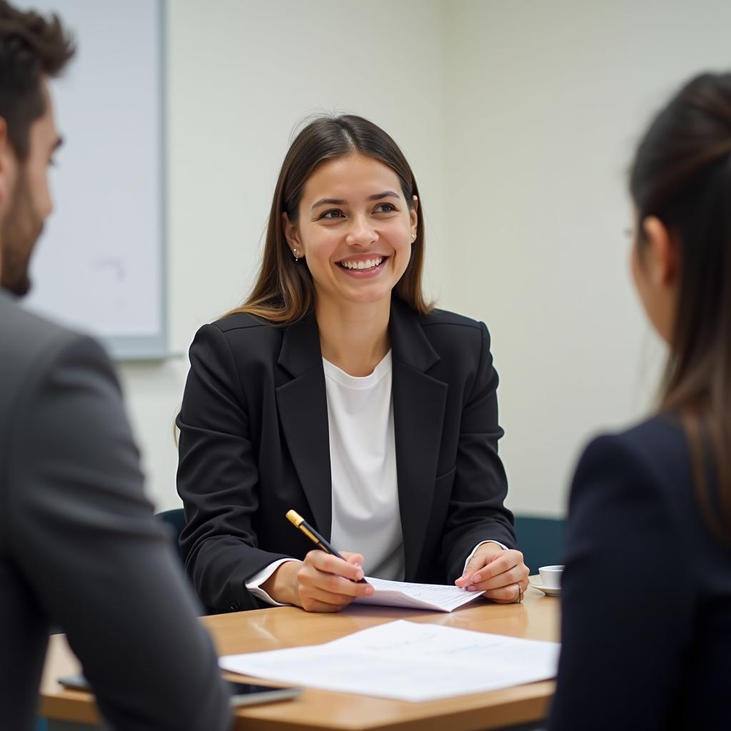 Thí sinh tự tin trình bày bài nói Part 2 về trải nghiệm thất vọng trong kỳ thi IELTS Speaking