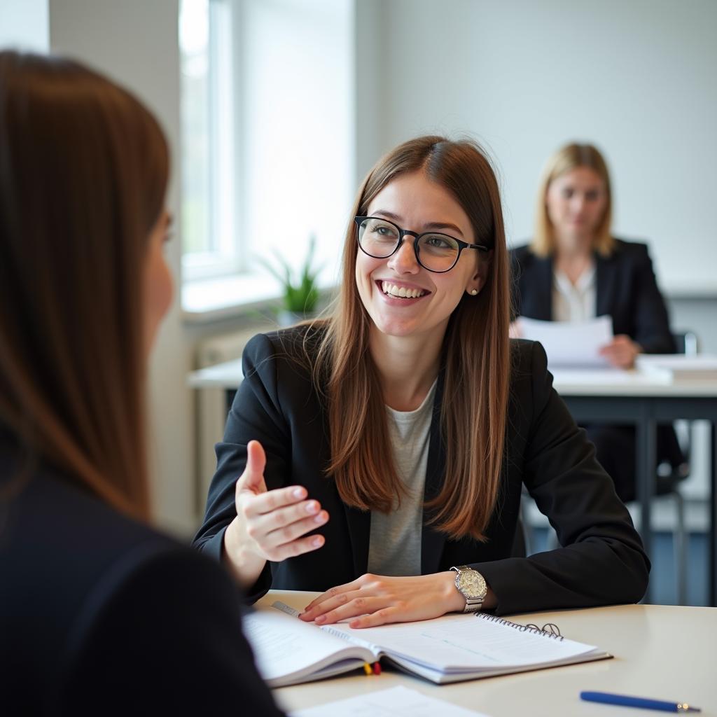 Thí sinh tự tin trình bày bài nói IELTS Speaking Part 2 về sự kiện đặc biệt trong tương lai