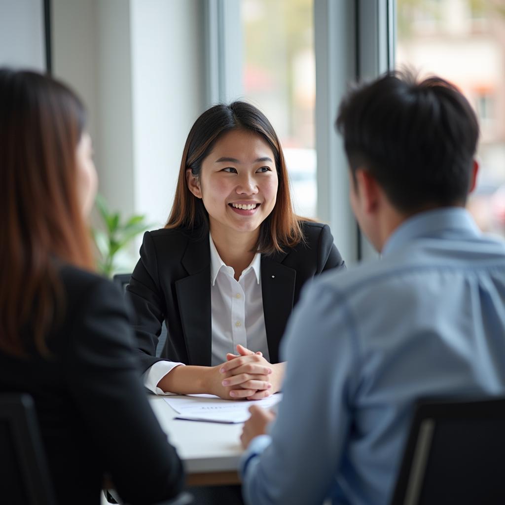 Thí sinh tự tin trình bày bài nói IELTS Speaking Part 2 về chủ đề deadline và áp lực thời gian