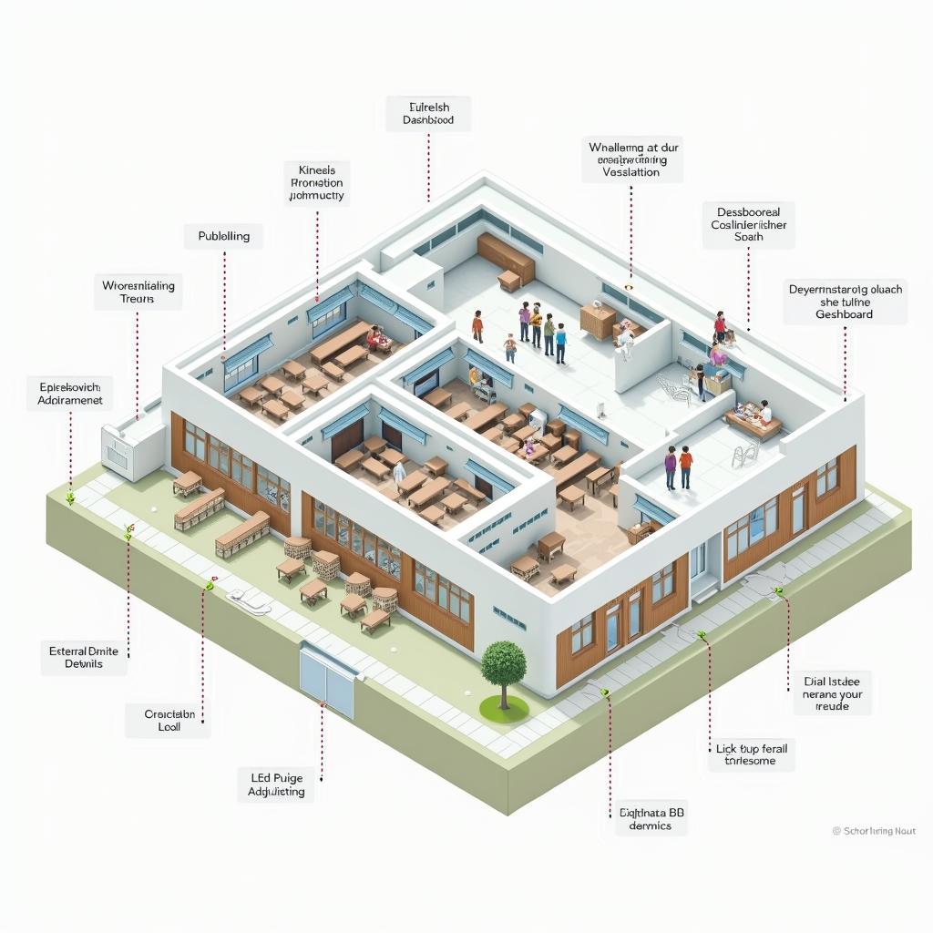 Mô hình thiết kế trường học tiết kiệm năng lượng với daylighting và thông gió tự nhiên