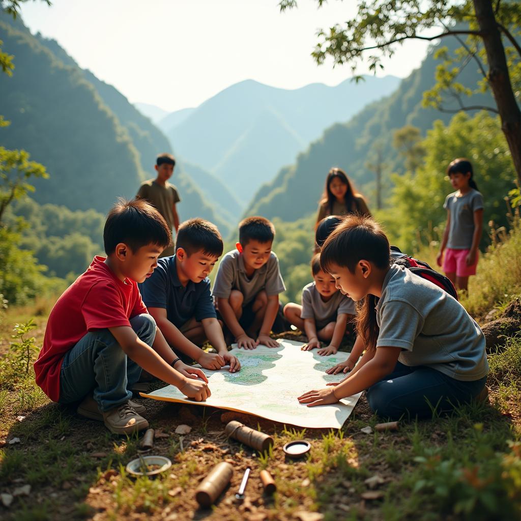 Trải nghiệm học ngoài trời đáng nhớ của học sinh tiểu học Việt Nam tại trại hè giáo dục