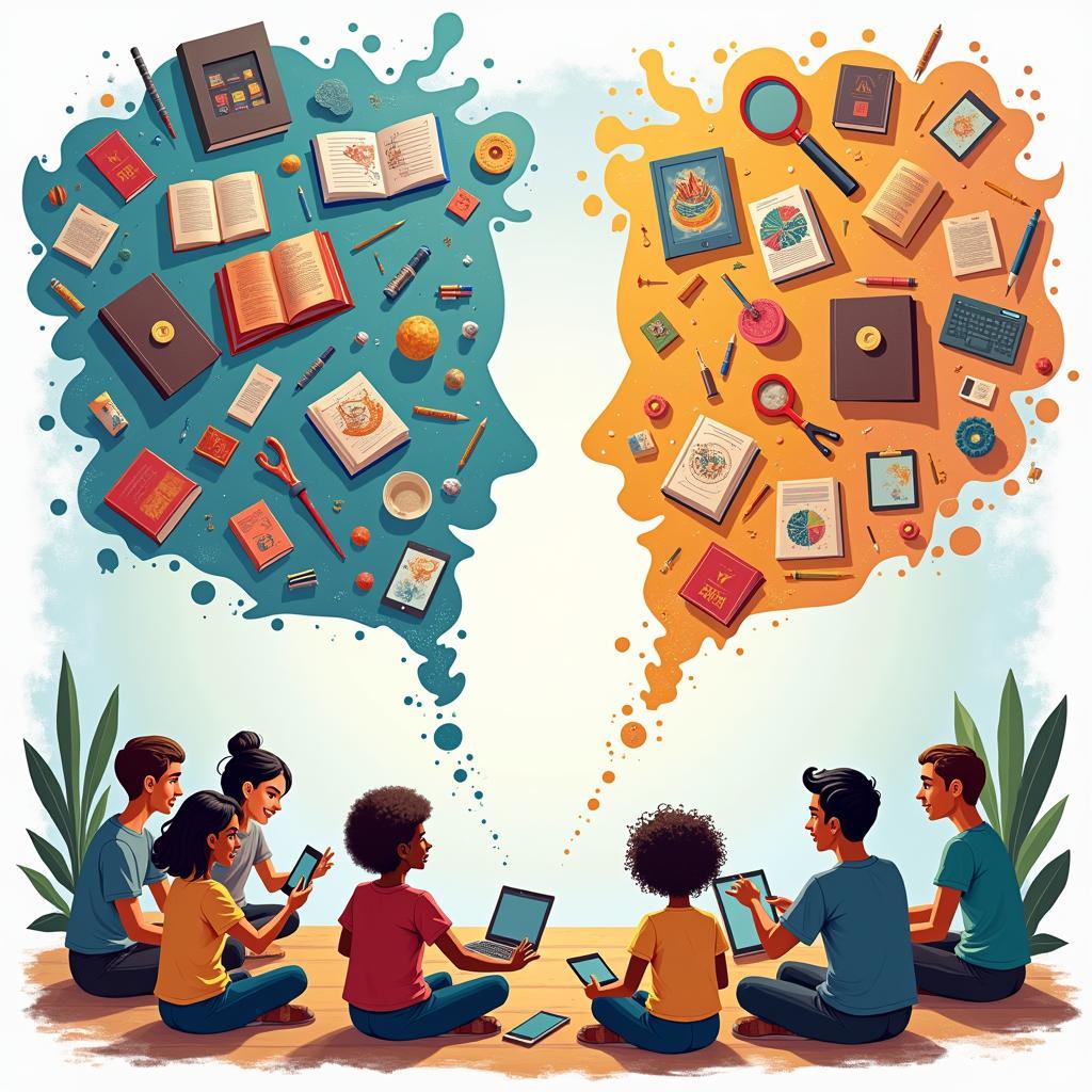 Các quan điểm khác nhau về tích hợp nghệ thuật trong giáo dục văn hóa đương đại