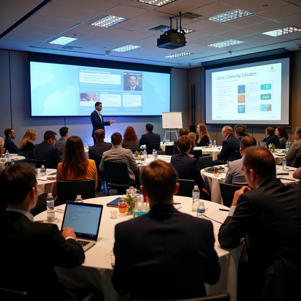 Cuộc tranh luận học thuật về các quan điểm khác nhau trong giáo dục công dân toàn cầu