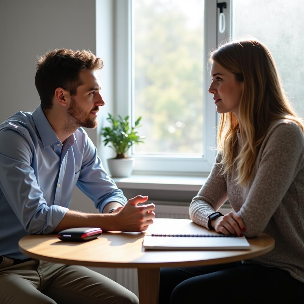 Examiner và thí sinh thảo luận sâu trong IELTS Speaking Part 3 về quy định an toàn trong xã hội