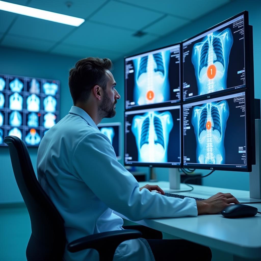 Hệ thống trí tuệ nhân tạo phân tích hình ảnh y khoa tại bệnh viện hiện đại