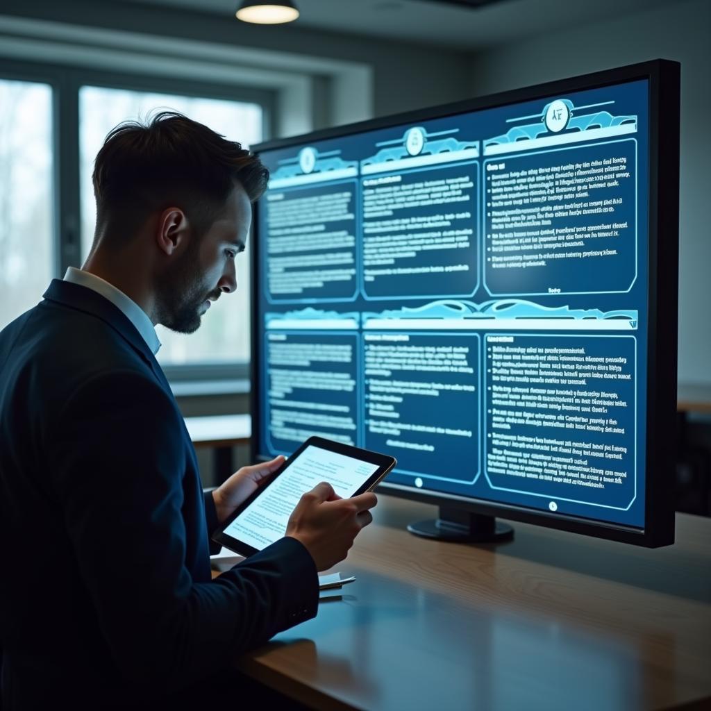 Trí tuệ nhân tạo đang phân tích hợp đồng pháp lý giúp luật sư tiết kiệm thời gian