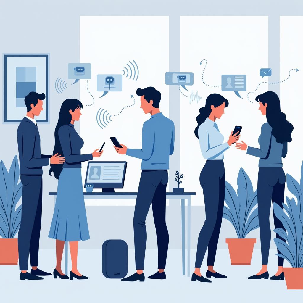 Trợ lý ảo thông minh tương tác với người dùng trong cuộc sống hàng ngày hiện đại