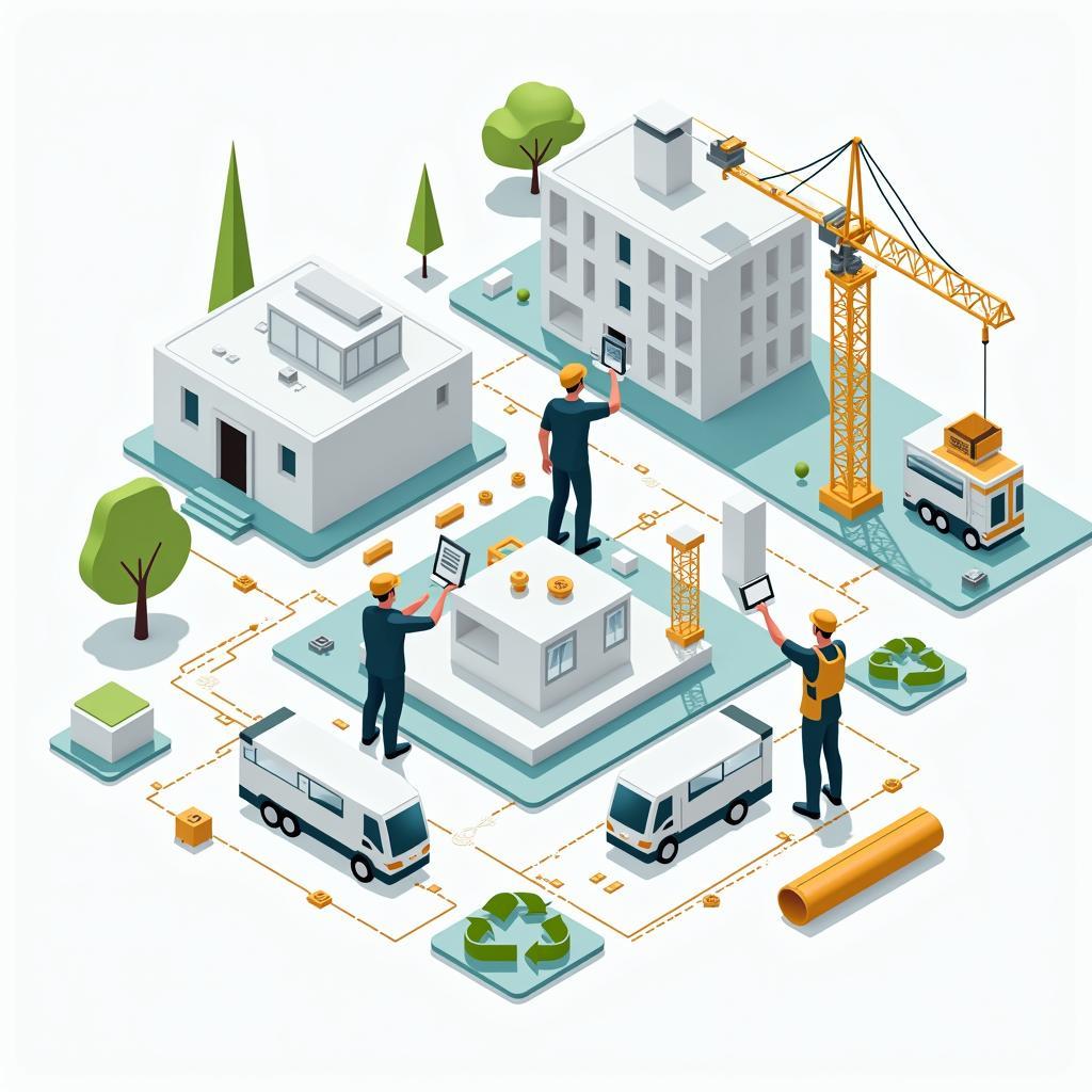 Công nghệ tự động hóa nâng cao năng suất và hiệu quả kinh tế trong ngành xây dựng hiện đại