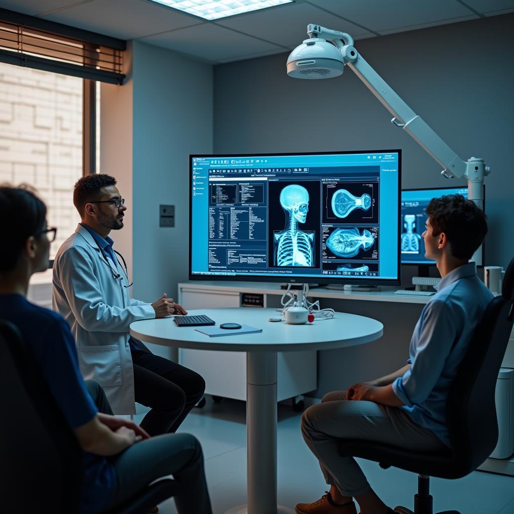 Tự động hóa trong ngành y tế và chăm sóc sức khỏe với hệ thống AI hỗ trợ bác sĩ