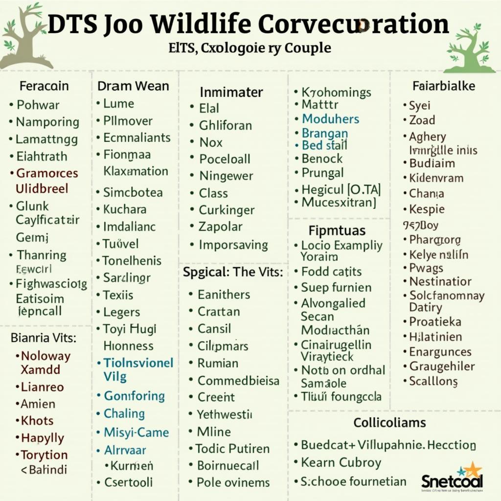 Từ vựng IELTS Writing về chương trình bảo tồn động vật hoang dá với phiên âm và ví dụ