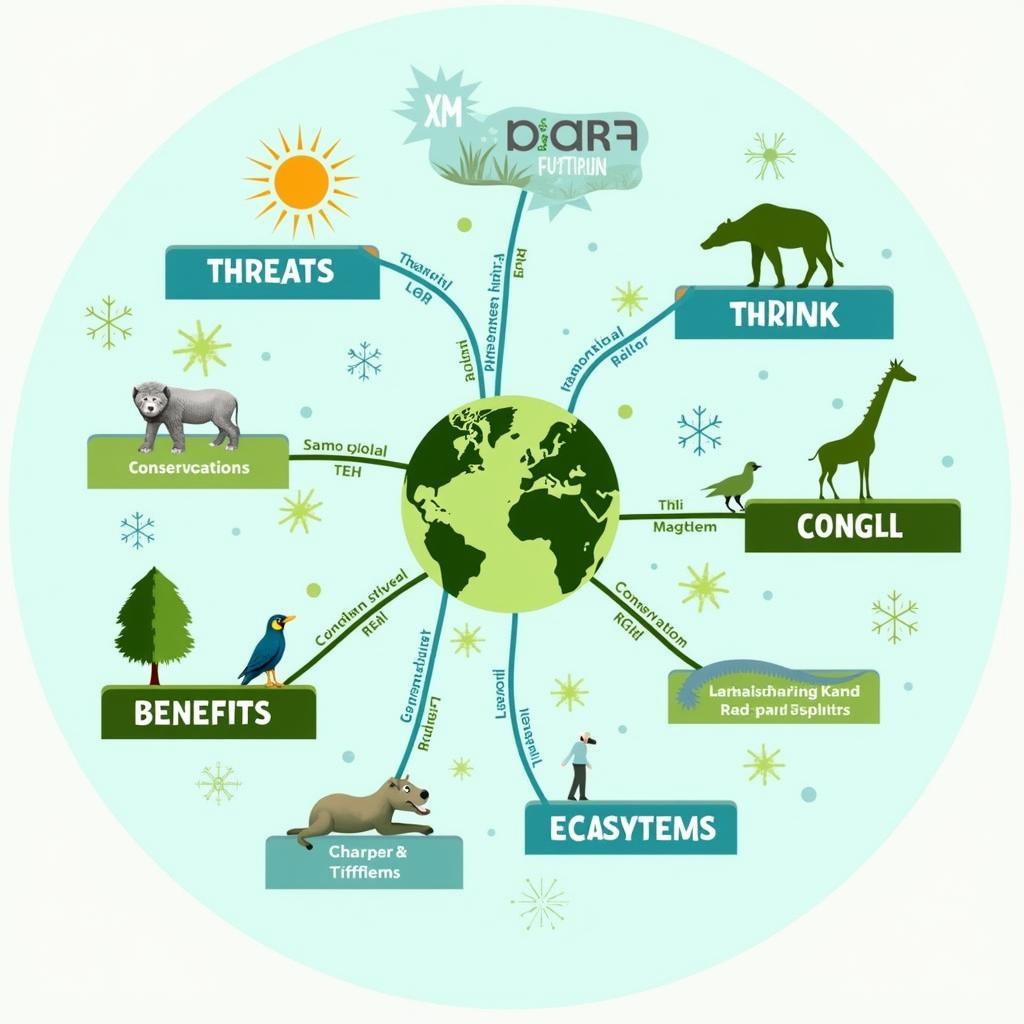 Infographic từ vựng IELTS Writing về bảo tồn động vật hoang dã và môi trường