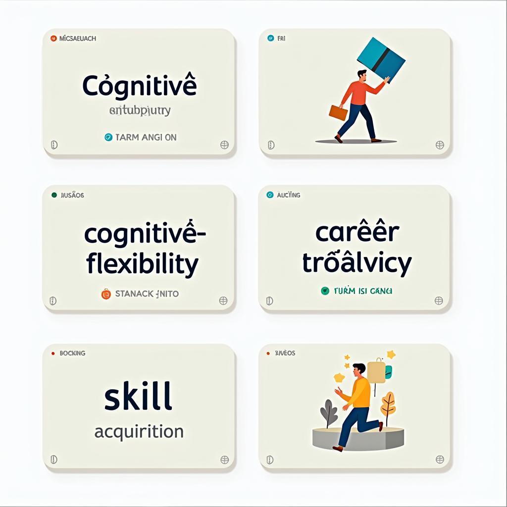 Flashcard từ vựng IELTS về chủ đề giáo dục suốt đời với hình ảnh minh họa