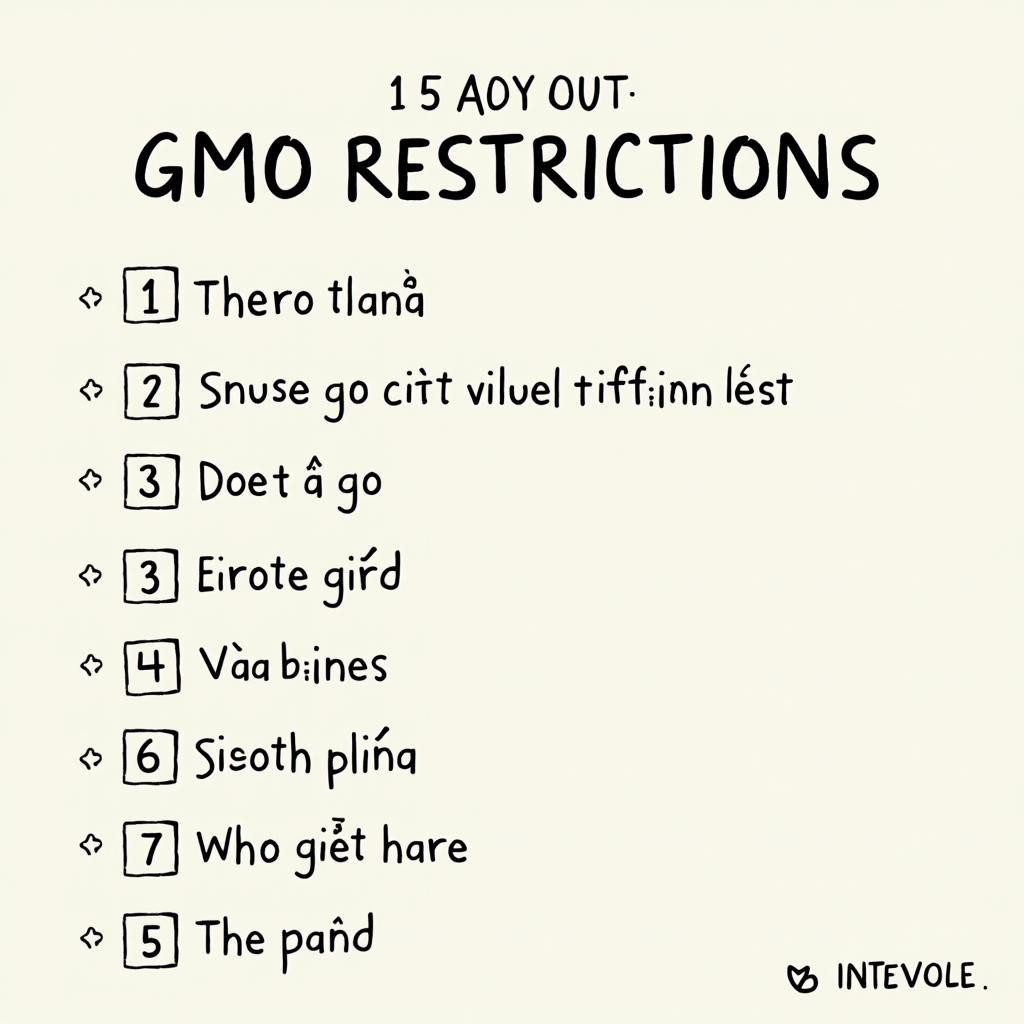 Bảng từ vựng chủ đề Restrictions on GMOs với ví dụ và collocations học thuật