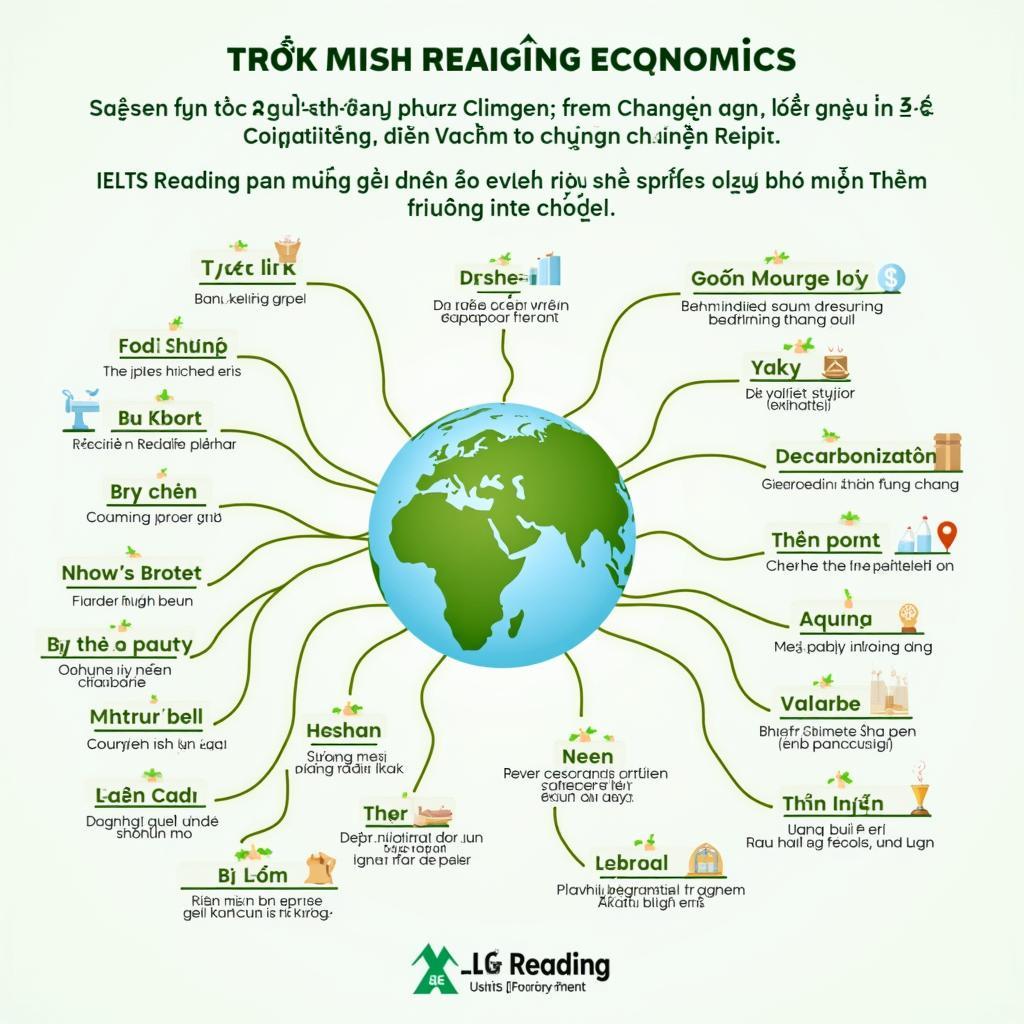 Từ vựng IELTS Reading chủ đề biến đổi khí hậu và kinh tế toàn cầu