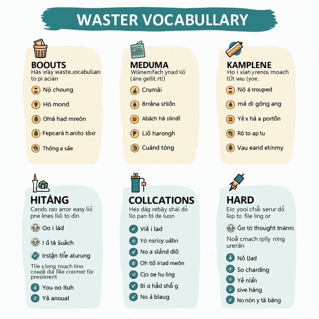Từ vựng IELTS Reading chủ đề giảm thiểu chất thải với phân loại theo độ khó và chủ điểm