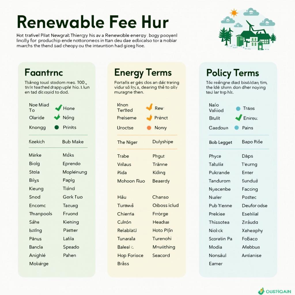 Từ vựng IELTS Reading quan trọng về năng lượng tái tạo và thương mại
