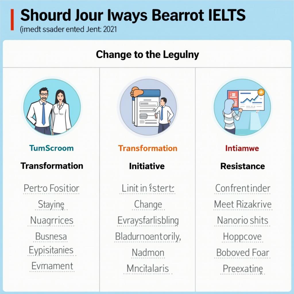 Bảng từ vựng chủ đề change effort trong IELTS Speaking với các collocations quan trọng