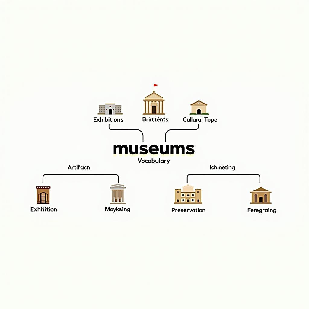 Sơ đồ từ vựng IELTS Speaking chủ đề bảo tàng và nghệ thuật văn hóa
