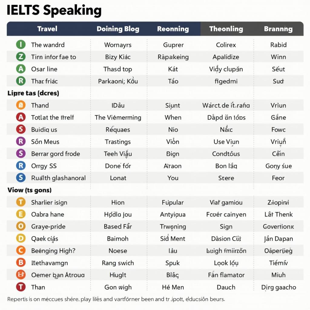 Bảng từ vựng IELTS Speaking chủ đề du lịch nước ngoài với các cụm từ ăn điểm