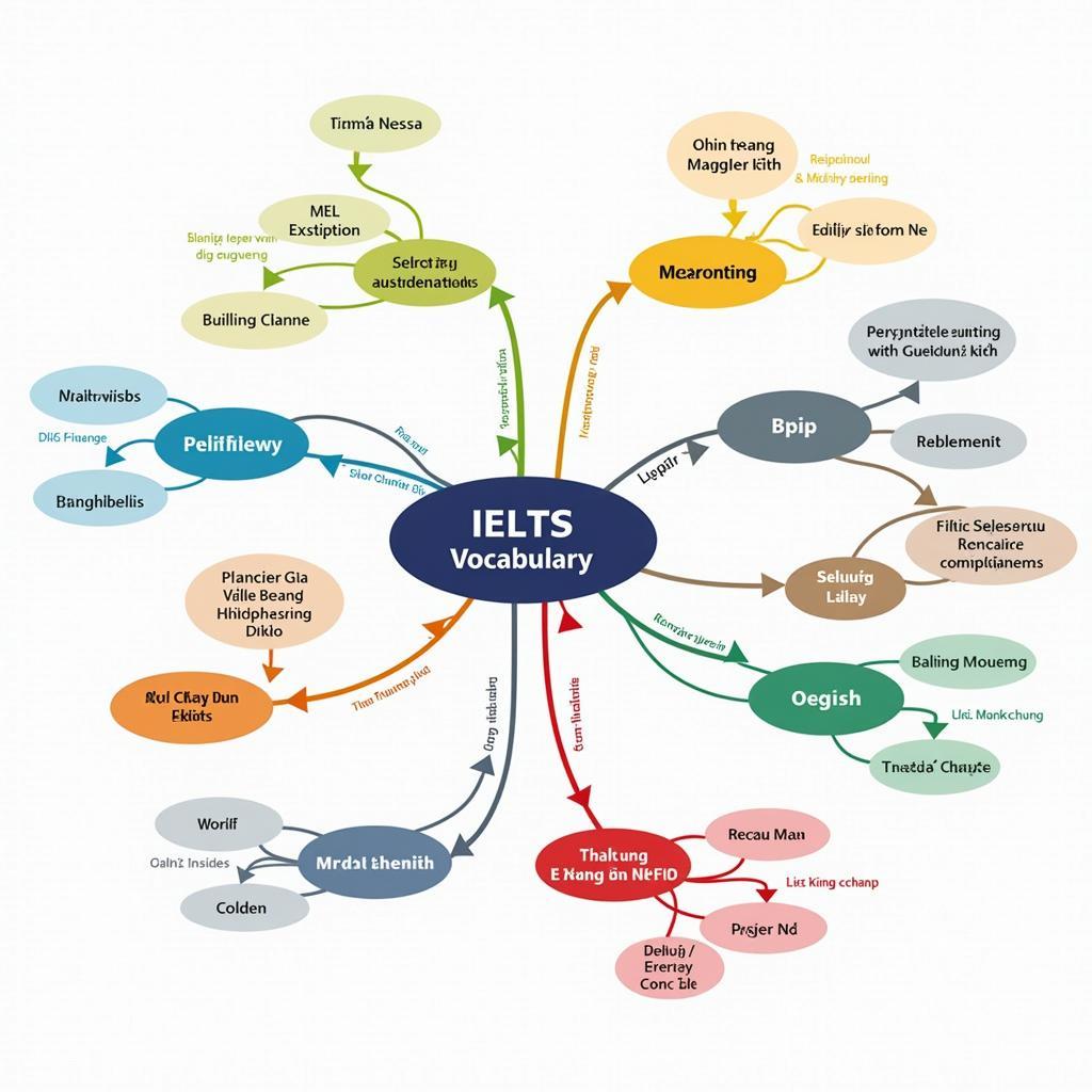 Sơ đồ tư duy từ vựng IELTS Speaking chủ đề học việc mới trong công việc với các collocations quan trọng