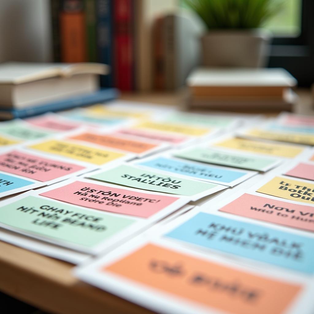 Bộ từ vựng IELTS Speaking chủ đề sách và thói quen đọc minh họa bằng flashcards