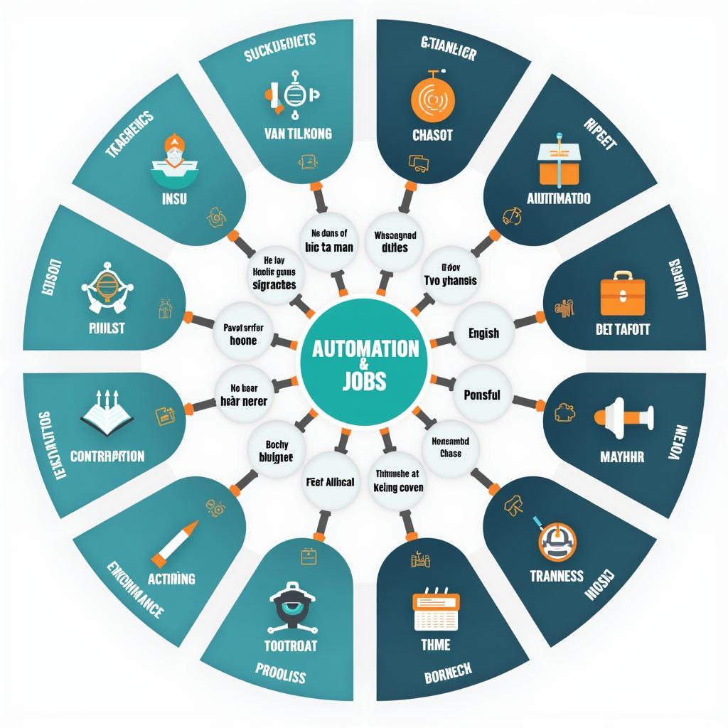 Infographic tổng hợp từ vựng IELTS về chủ đề tự động hóa và việc làm