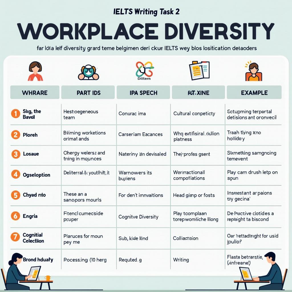 Từ vựng quan trọng về workplace diversity giúp đạt band điểm cao IELTS Writing