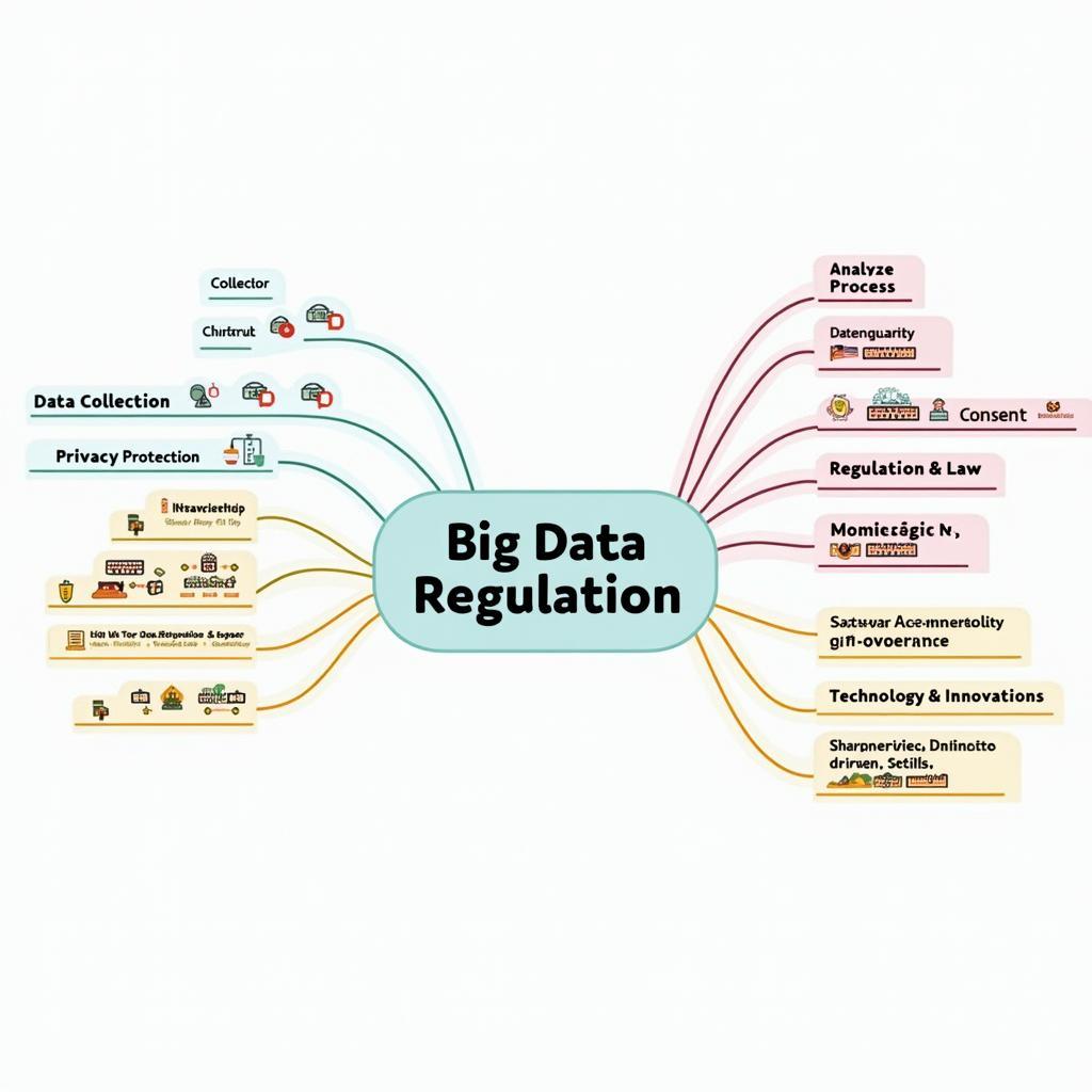 Sơ đồ tư duy từ vựng chủ đề quản lý dữ liệu lớn cho IELTS Writing Task 2