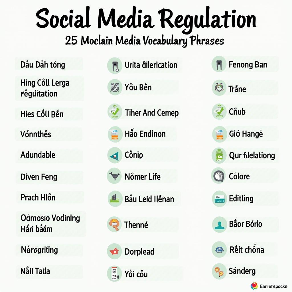 Bảng từ vựng trọng tâm cho đề quản lý mạng xã hội trong IELTS Writing Task 2