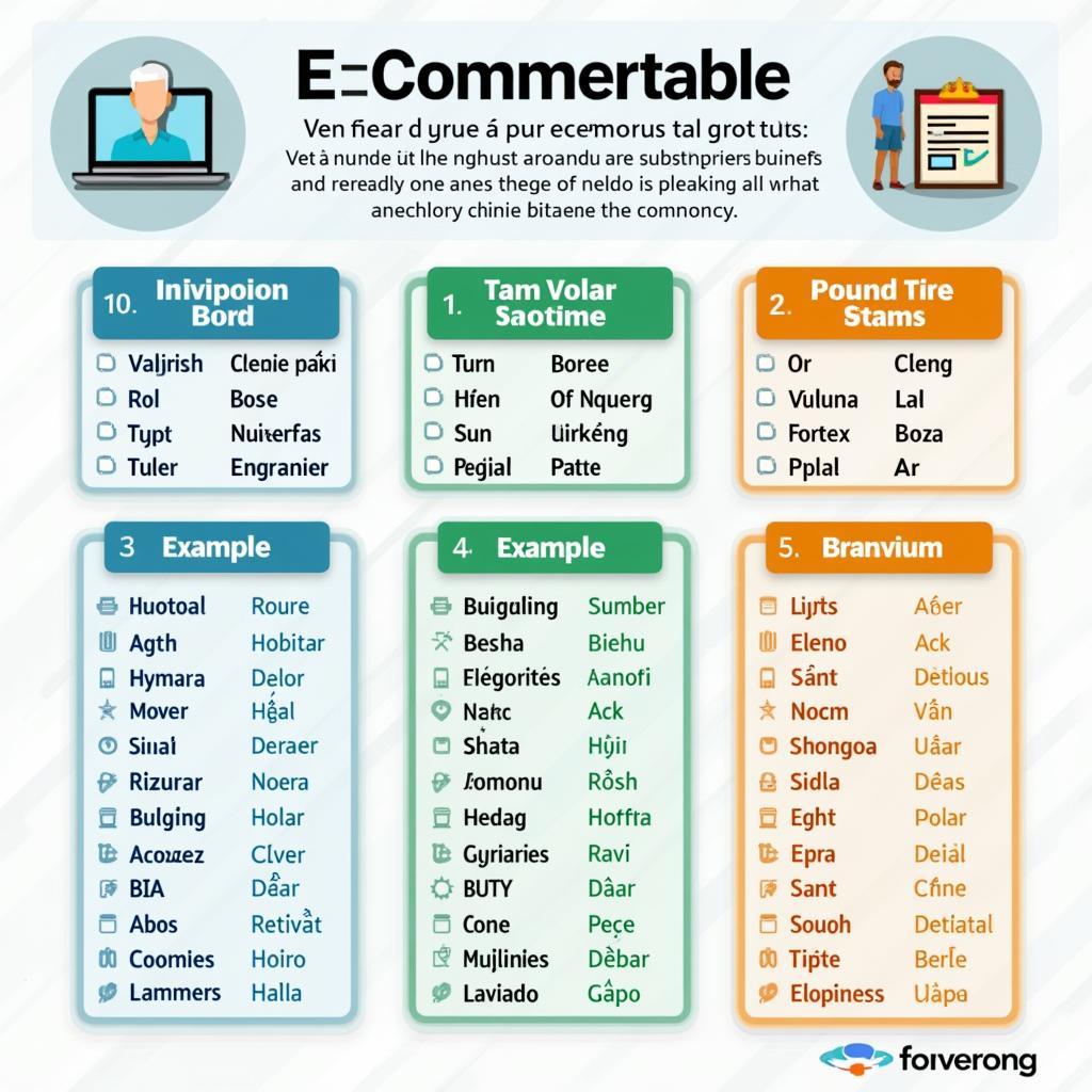 Bảng từ vựng chủ đề thương mại điện tử cho IELTS Writing Task 2 với phiên âm và ví dụ