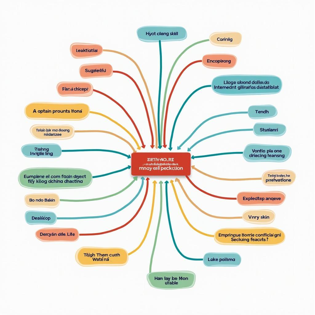 Sơ đồ tư duy về từ vựng IELTS Writing Task 2 liên quan đến kỹ năng số trong công việc