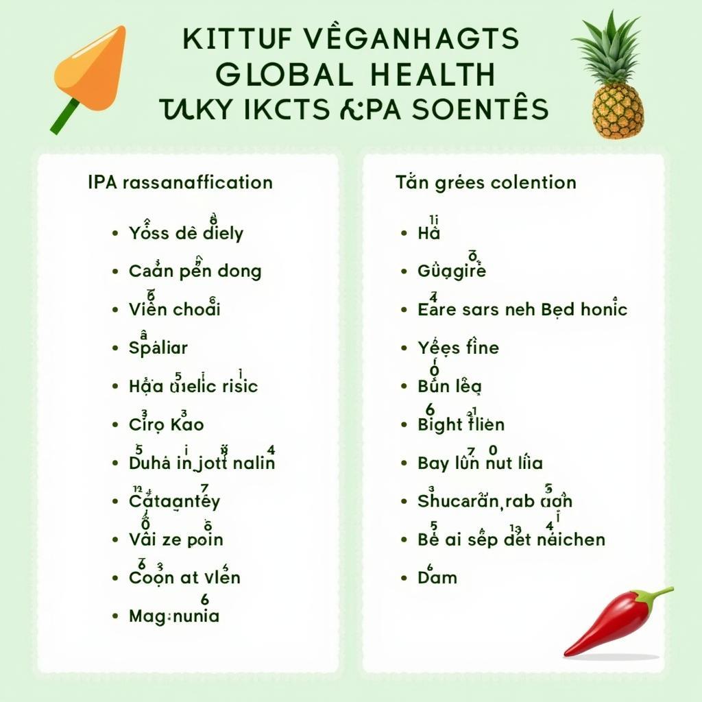 Từ vựng quan trọng IELTS Writing Task 2 về chủ đề veganism và sức khỏe toàn cầu