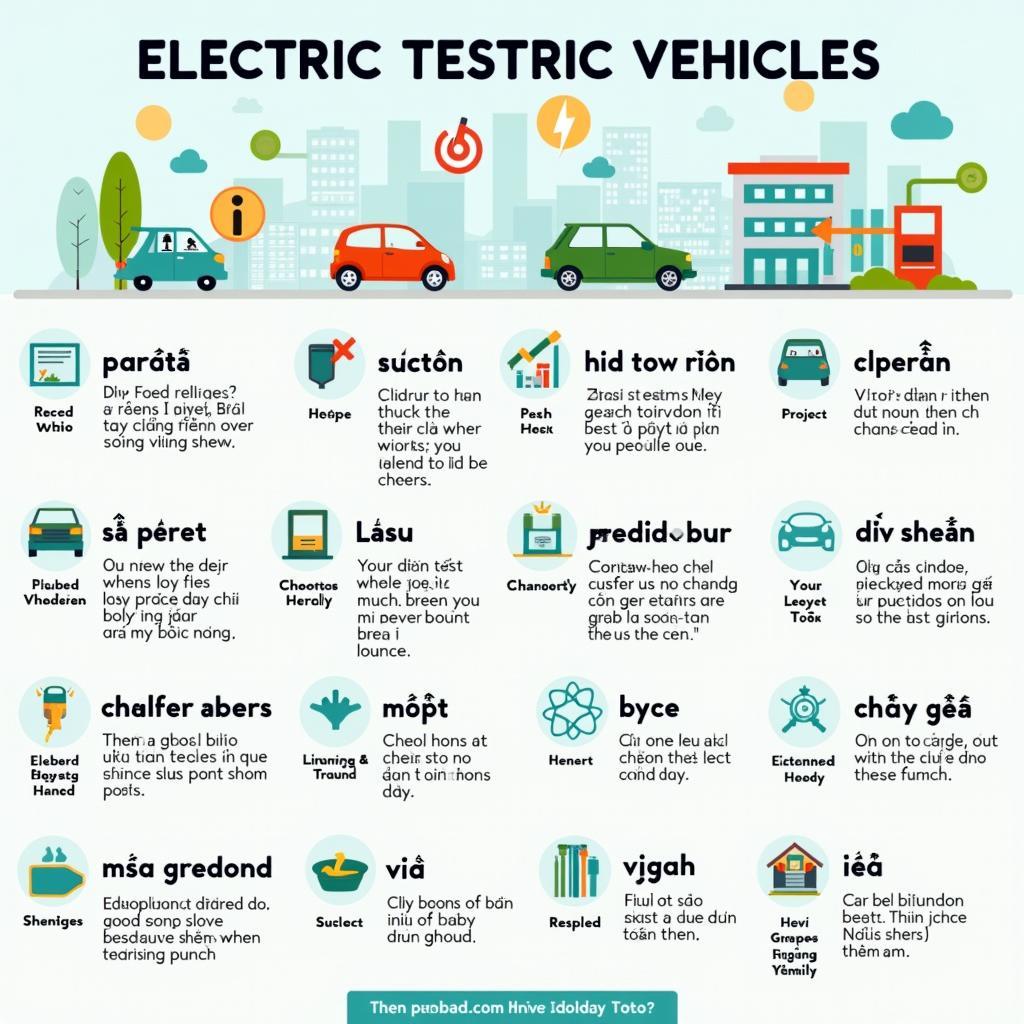 Bảng từ vựng quan trọng IELTS Writing về xe điện và giảm phát thải