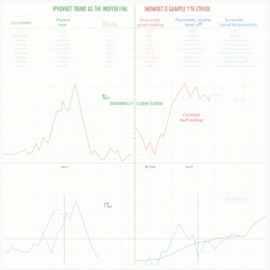 Bộ từ vựng chuyên biệt mô tả xu hướng tăng giảm và so sánh dữ liệu trong IELTS Writing Task 1