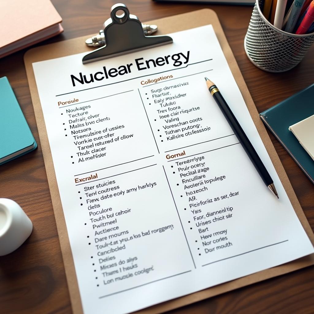 Bảng từ vựng IELTS về nuclear energy với ví dụ và collocations