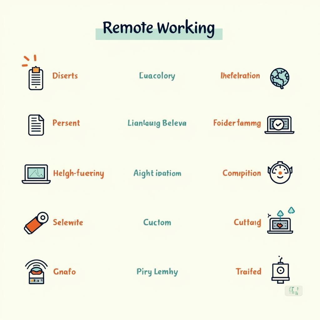 Tu vung how remote working influences company culture cho bai mau IELTS