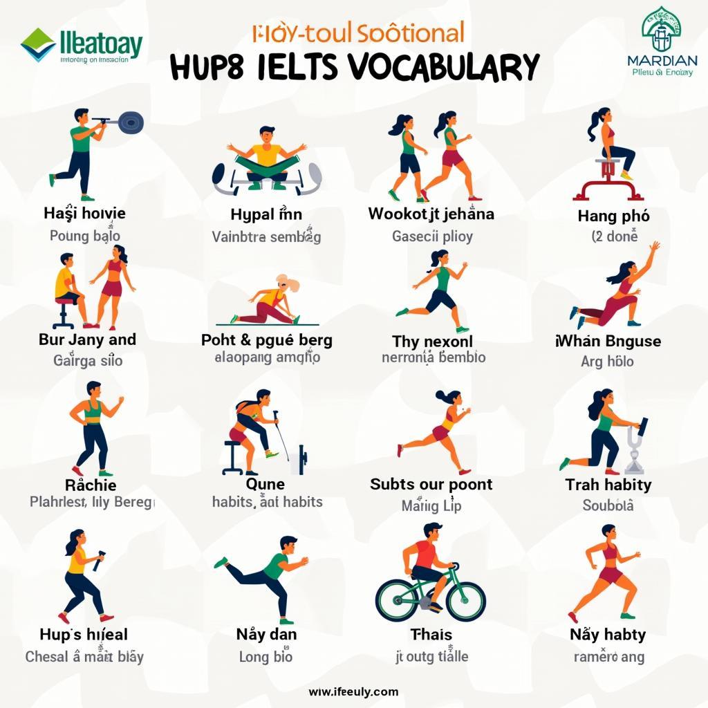 Tổng hợp từ vựng tiếng Anh chủ đề tập luyện thể dục và động lực cá nhân