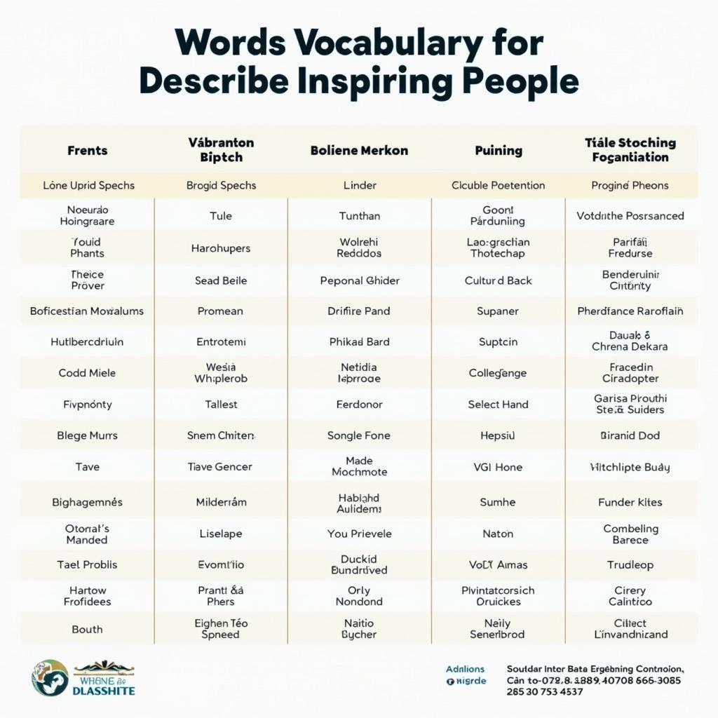 Bảng từ vựng chuyên biệt về chủ đề miêu tả người truyền cảm hứng trong IELTS Speaking